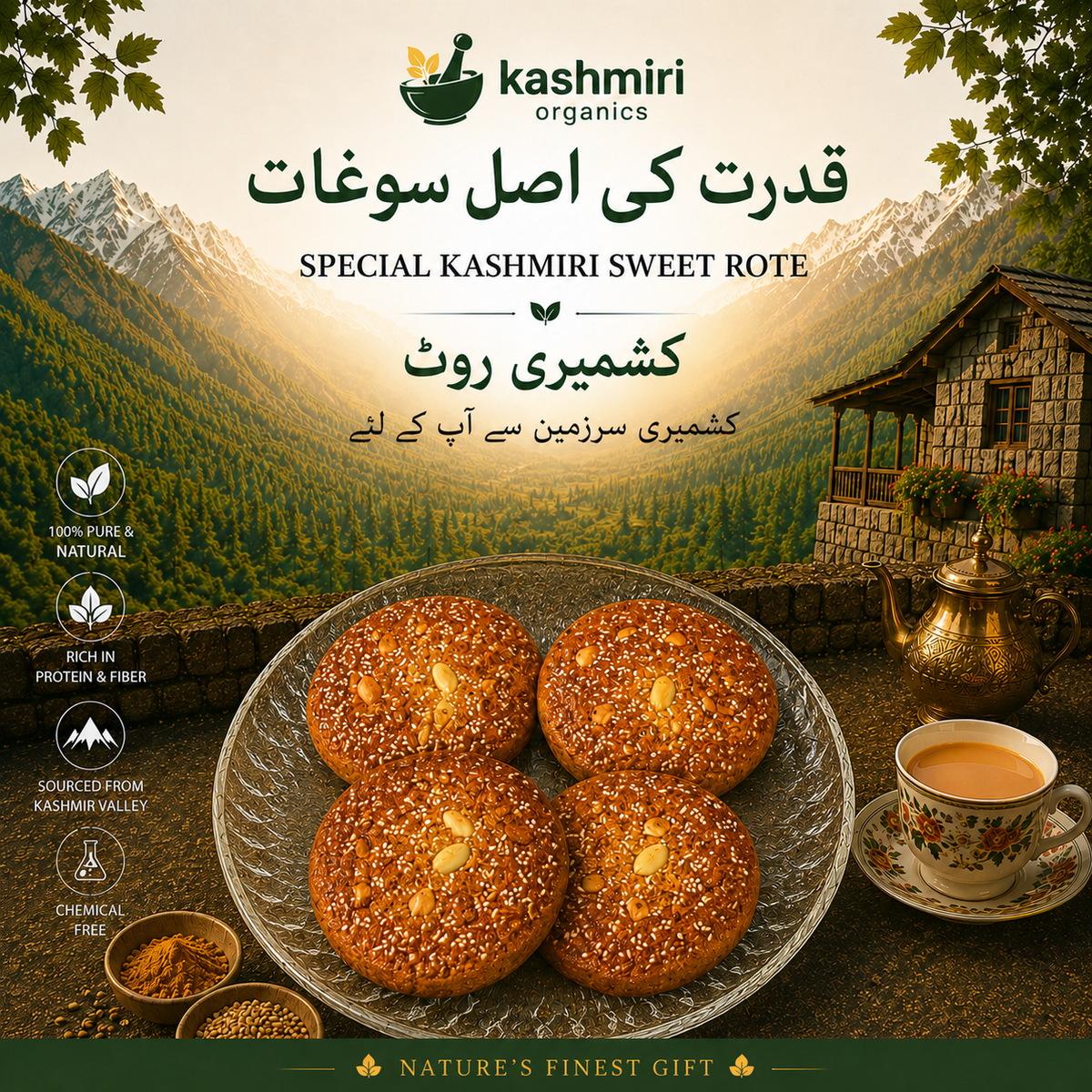 Classic Kashmiri Roth – Rich Festive Sweet Bread | Handmade Heritage Treat